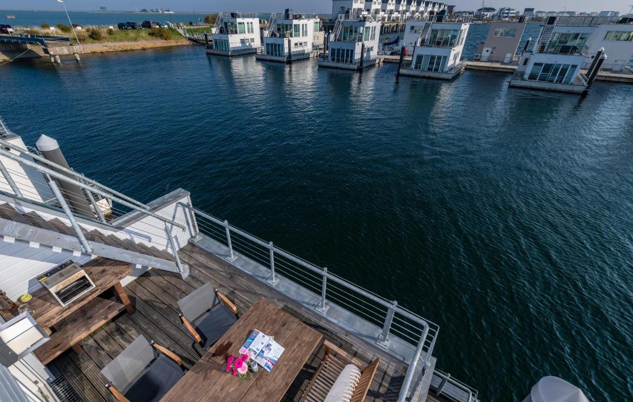 Schwimmendes Haus 10 Grad Ost Vila Olpenitz Exterior foto